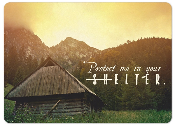 XL-Postkarte Big Blessing - Shelter