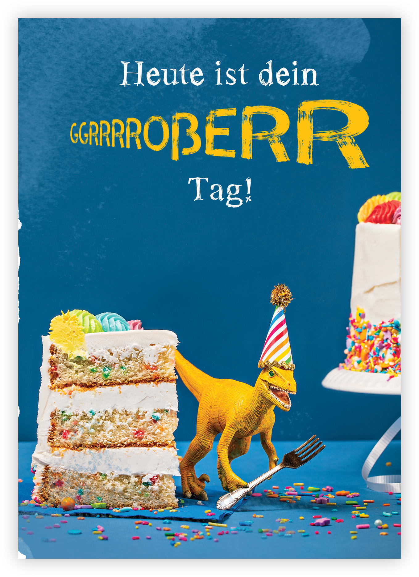 Faltkarte – Heute ist dein großer Tag (Geburtstag – Dino) Faltkarte - Heute ist dein großer Tag (Geburtstag – Dino)