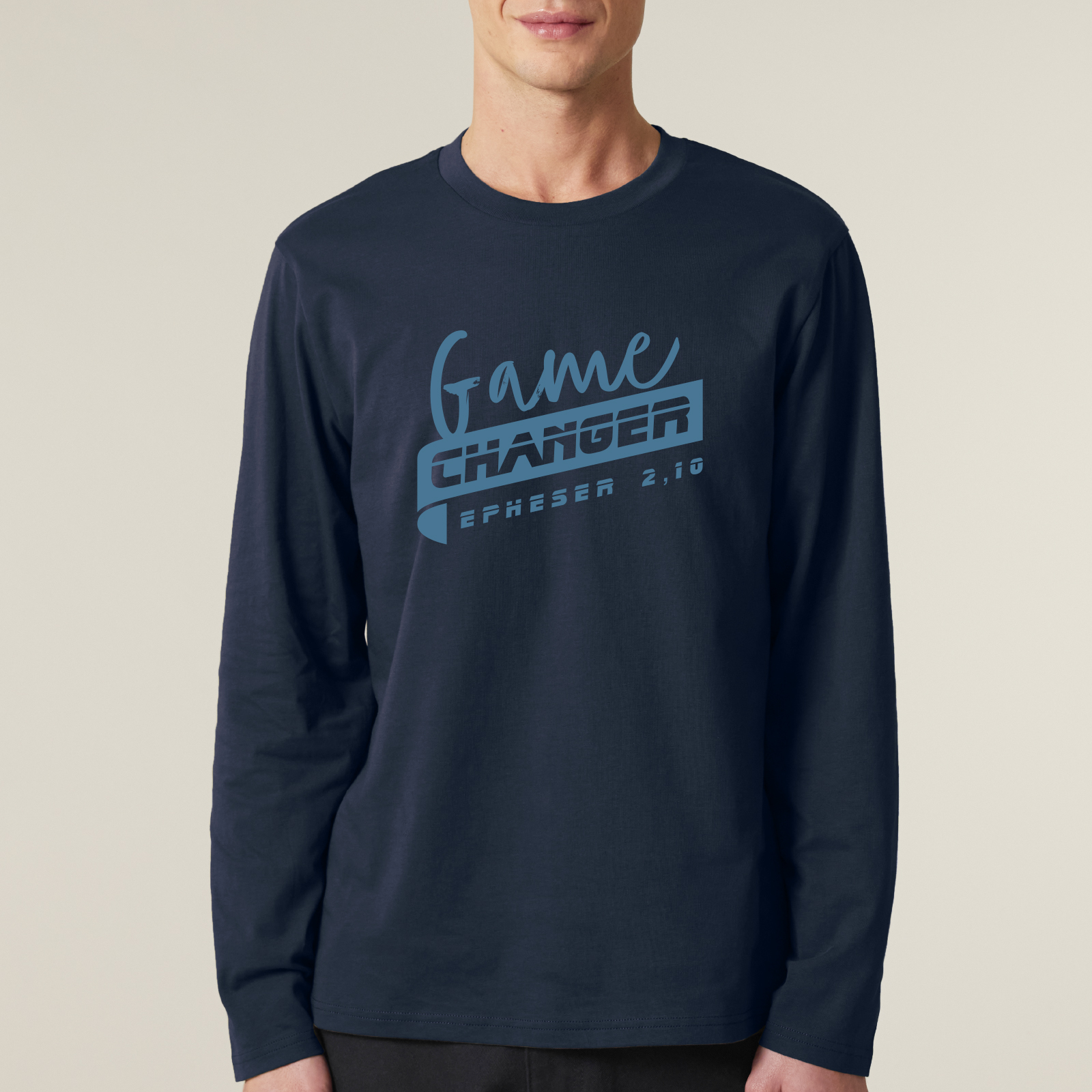 Longsleeve Gamechanger (dunkelblau)-XS
