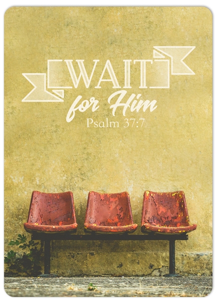 XL-Postkarte Big Blessing - Wait for him XL-Postkarte Big Blessing - Wait for him