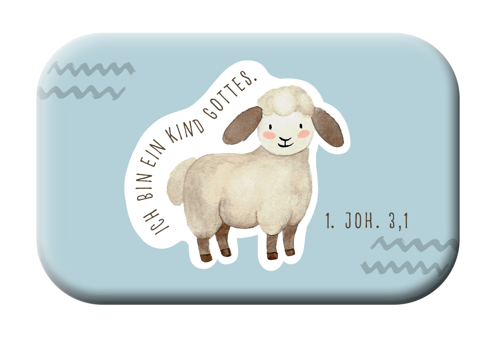 Magnet für Kinder - Ich bin ein Kind Gottes - Affirmation