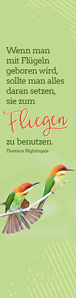 Segenszeichen - Mit Flügeln geboren (Vögel) Segenszeichen - Mit Flügeln geboren (Vögel)