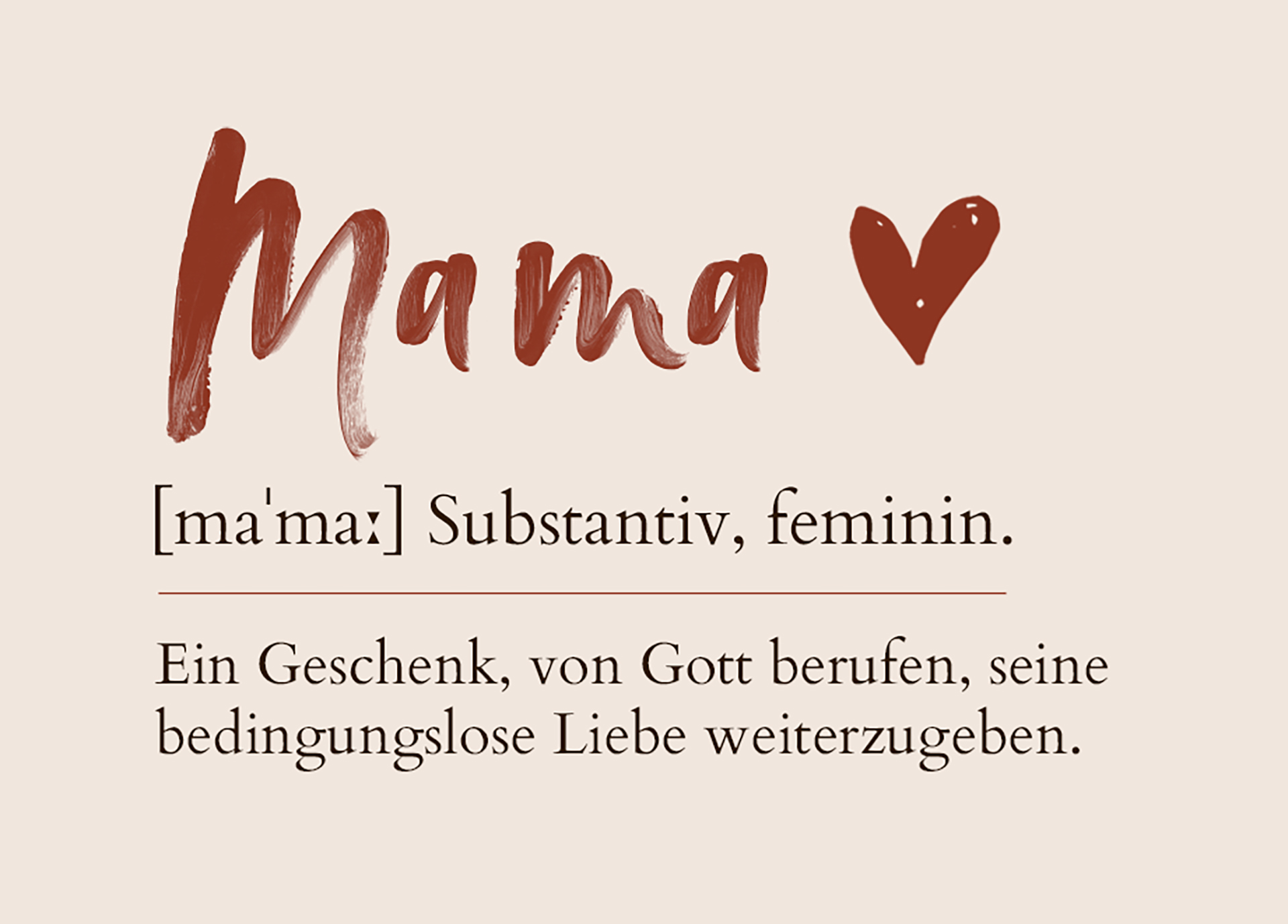 Mini - Mama - Definition