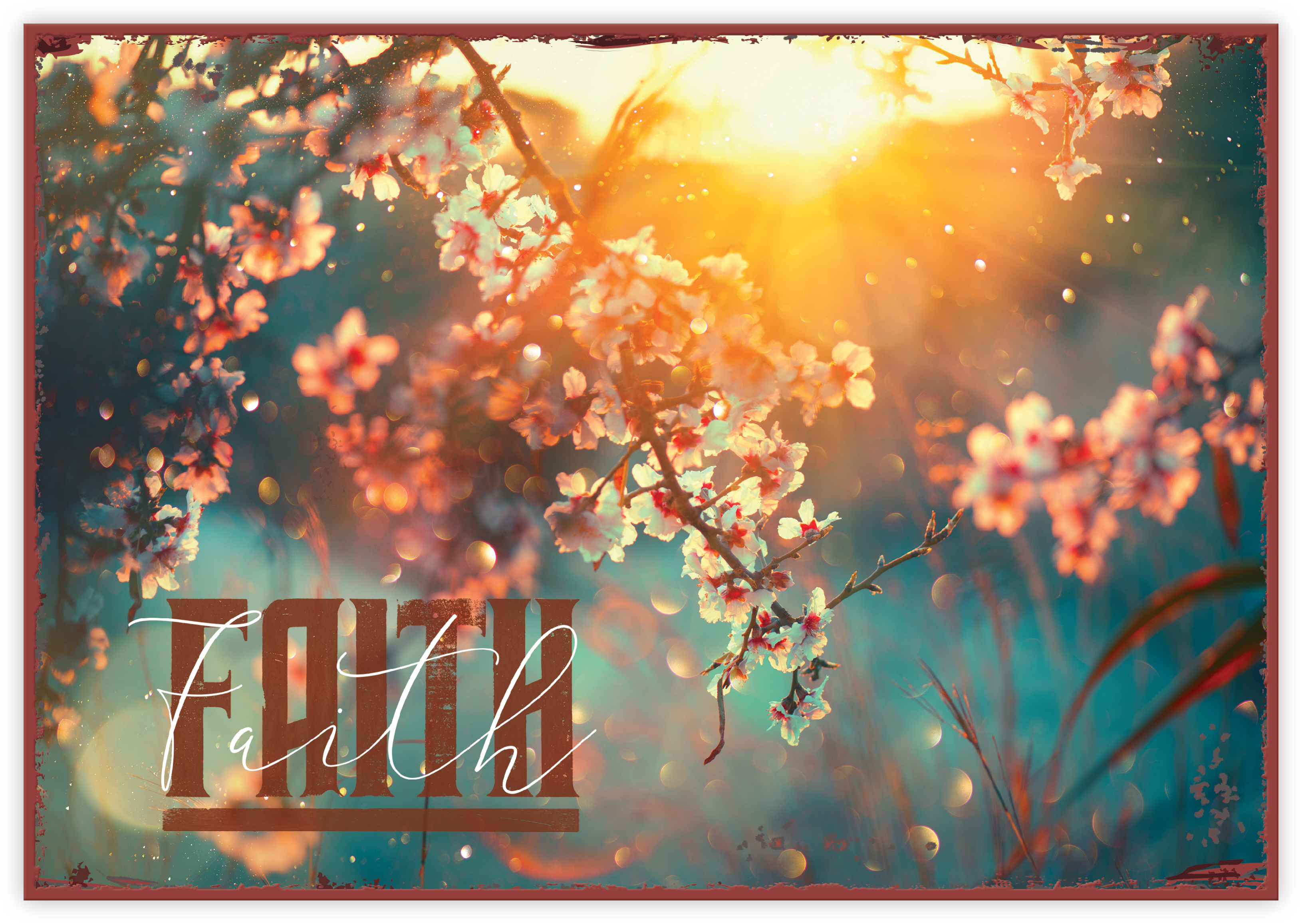 Metallschild klein – Faith Metallschild klein - Faith