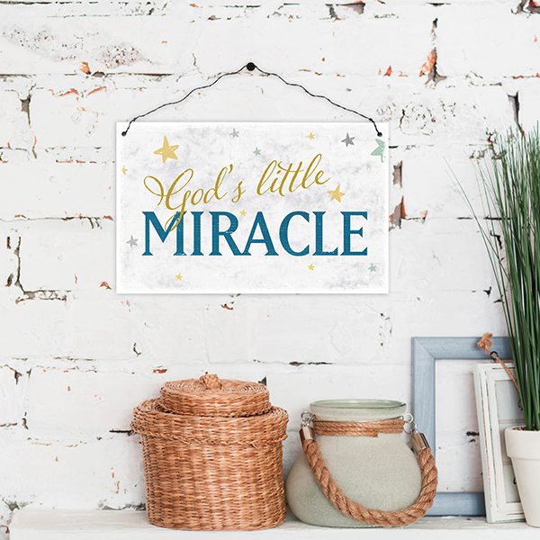Holzschild groß - Miracle Holzschild groß - Miracle