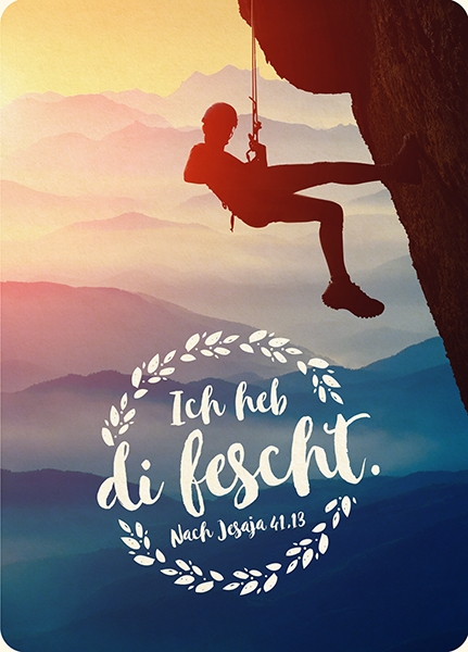 XL-Postkarte Big Blessing - Heb di fescht (Schweizerdeutsch) XL-Postkarte Big Blessing - Heb di fescht (Schweizerdeutsch)