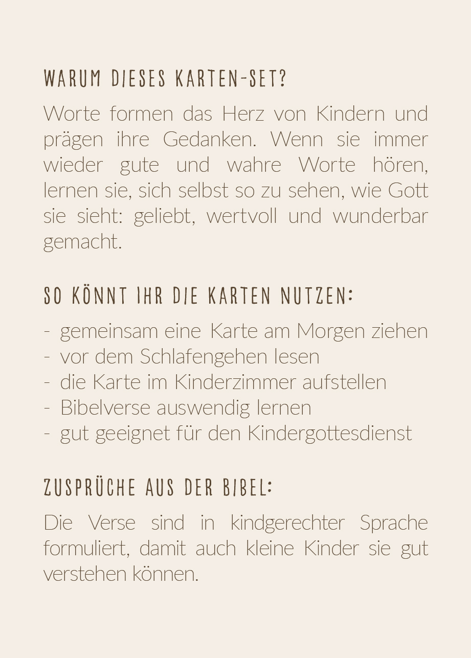 Kartenset „Das bin ich!“ – 12 mutmachende Karten - Affirmationen