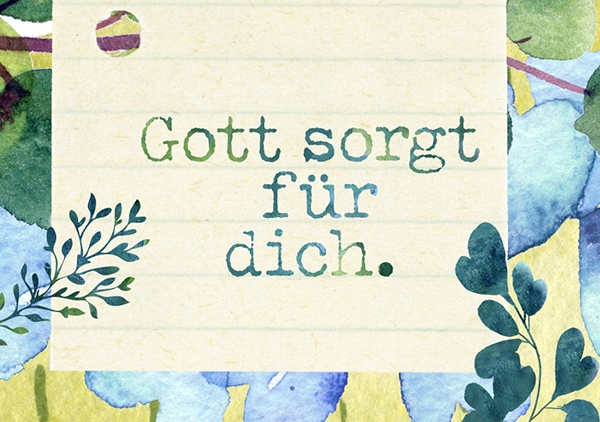 Mini - Gott sorgt für dich Mini - Gott sorgt für dich