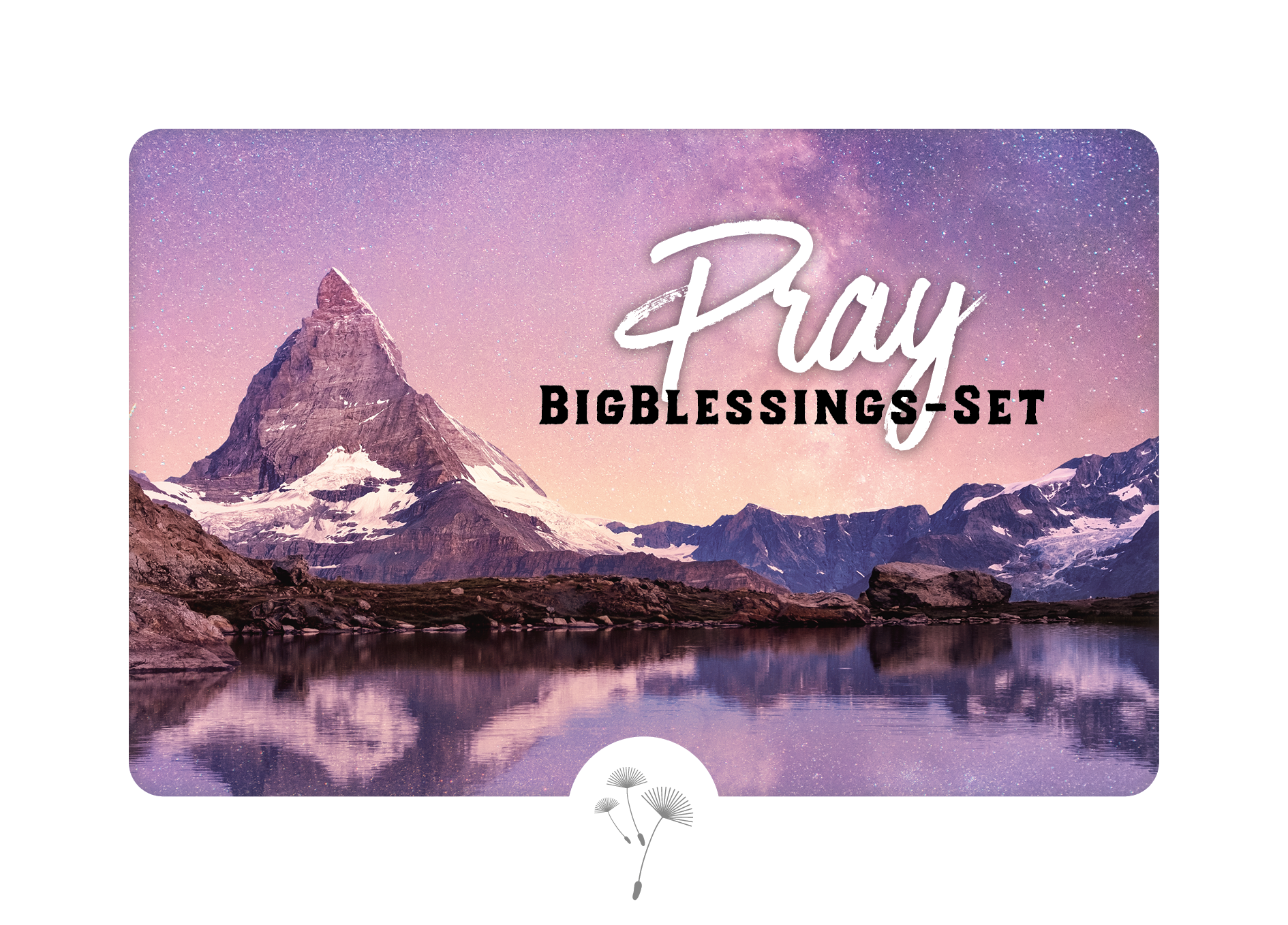 Big Blessing Set - Pray - 2 Karten geschenkt