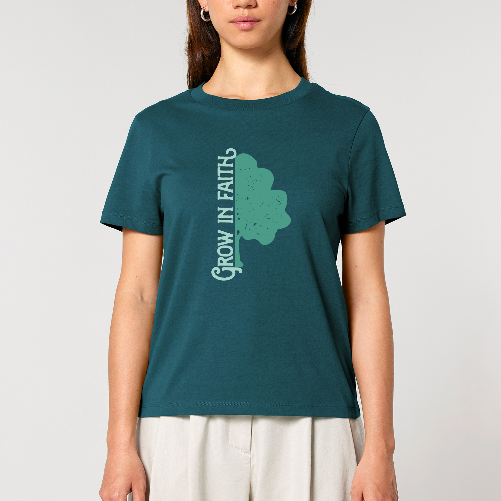 T-Shirt grow (petrol)-XXL T-Shirt grow (petrol)-XXL