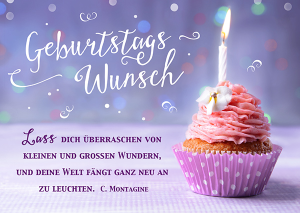 Postkarte - Geburtstagswunsch Postkarte - Geburtstagswunsch