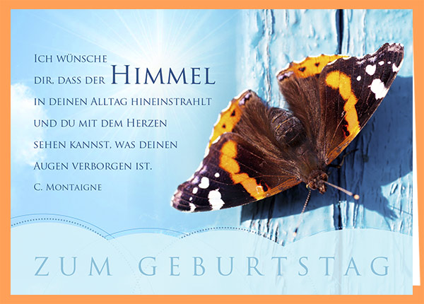 Faltkarte - Himmel