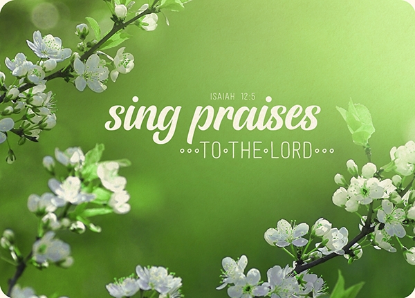 XL-Postkarte Big Blessing - Sing praises