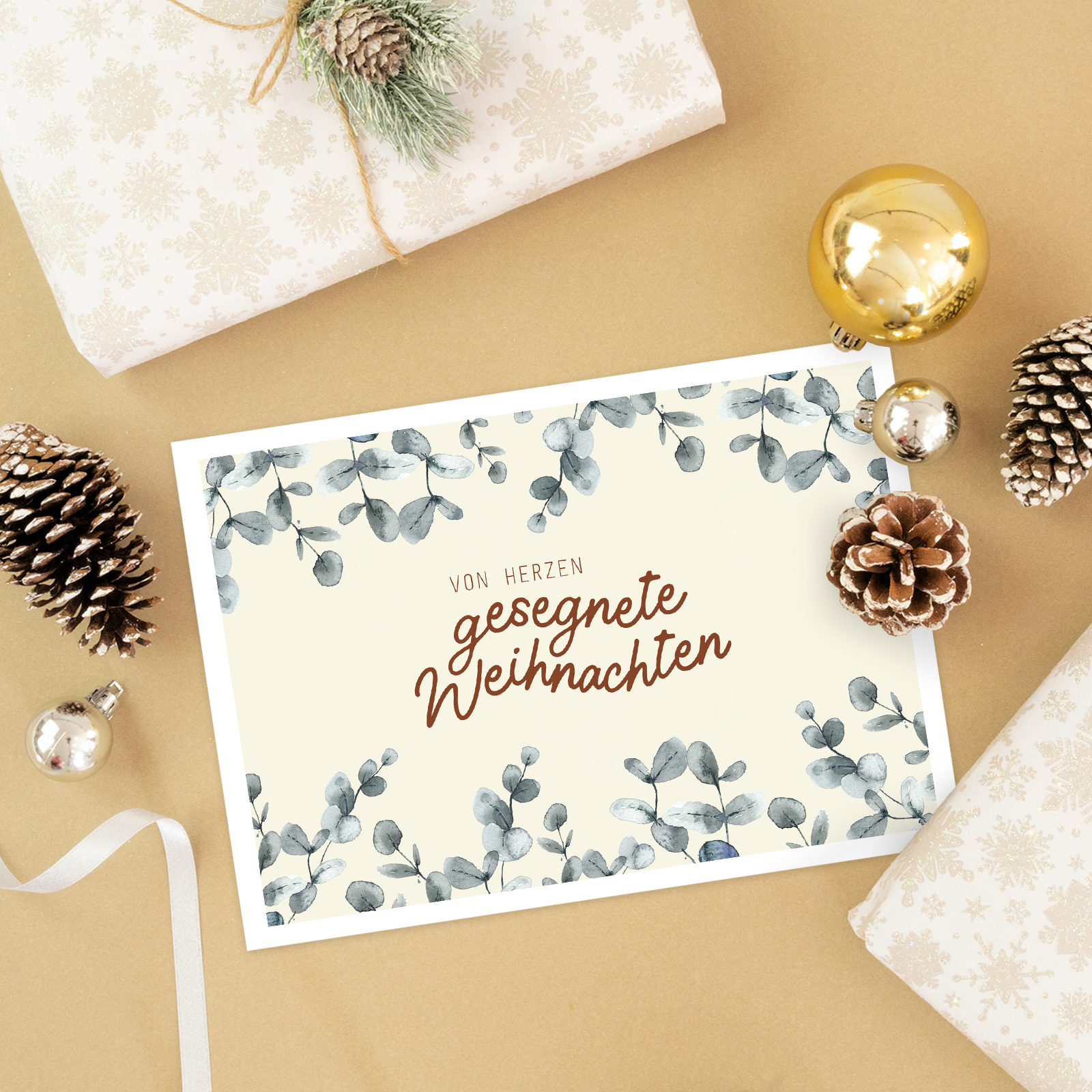 Postkarte - gesegnete Weihnachten