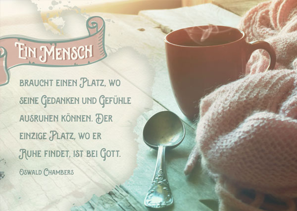Postkarte - Ein Mensch Postkarte - Ein Mensch