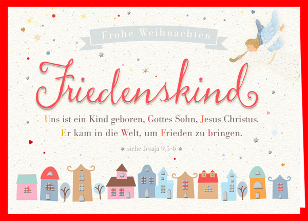 Faltkarte - Friedenskind Faltkarte - Friedenskind