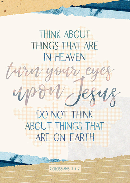 Postkarte paper.blessings - Turn your eyes Postkarte paper.blessings - Turn your eyes