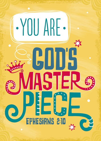 XL-Postkarte Big Blessing - God's masterpiece XL-Postkarte Big Blessing - God's masterpiece