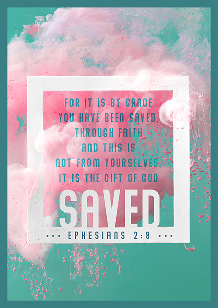 Poster – For it is by grace Poster - For it is by grace