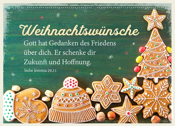 Faltkarte - Weihnachtswünsche Faltkarte - Weihnachtswünsche