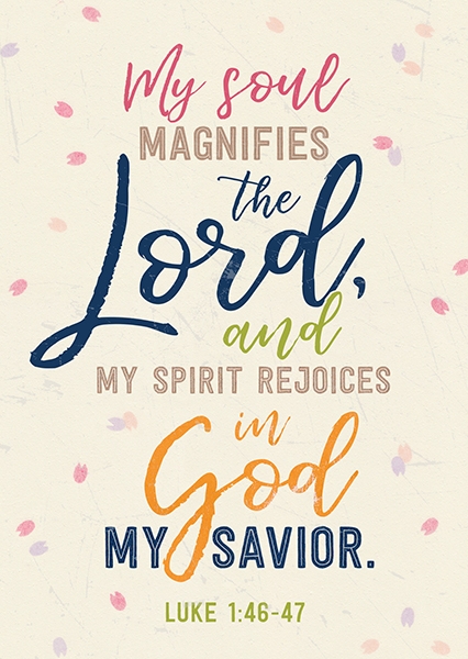 Postkarte - My soul magnifies Postkarte - My soul magnifies