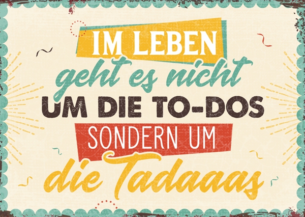 Postkarte - Tadaaas
