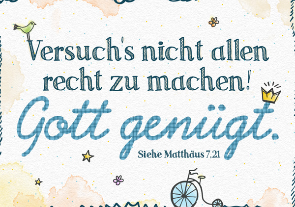 Mini - Gott genügt Mini - Gott genügt