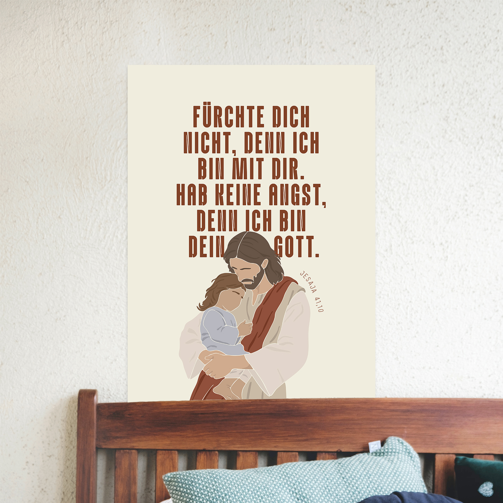 Poster - Jahreslosung 2027 - Fürchte dich nicht - geborgen