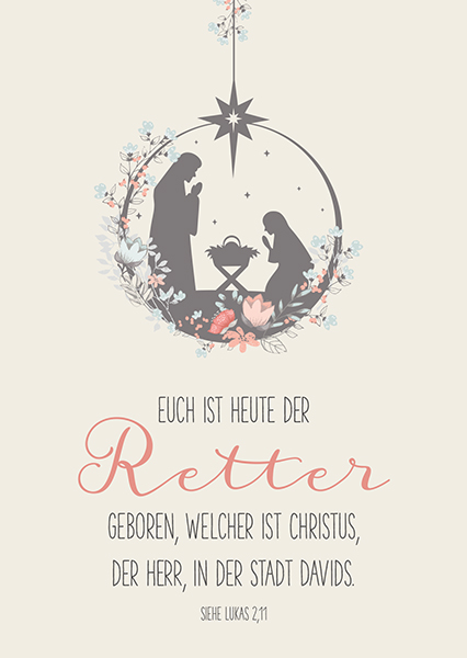 Postkarte - Retter