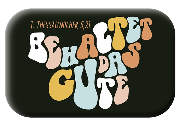 Magnet Mag Blessing –  Jahreslosung Letter schwarz Magnet Mag Blessing - Letter schwarz