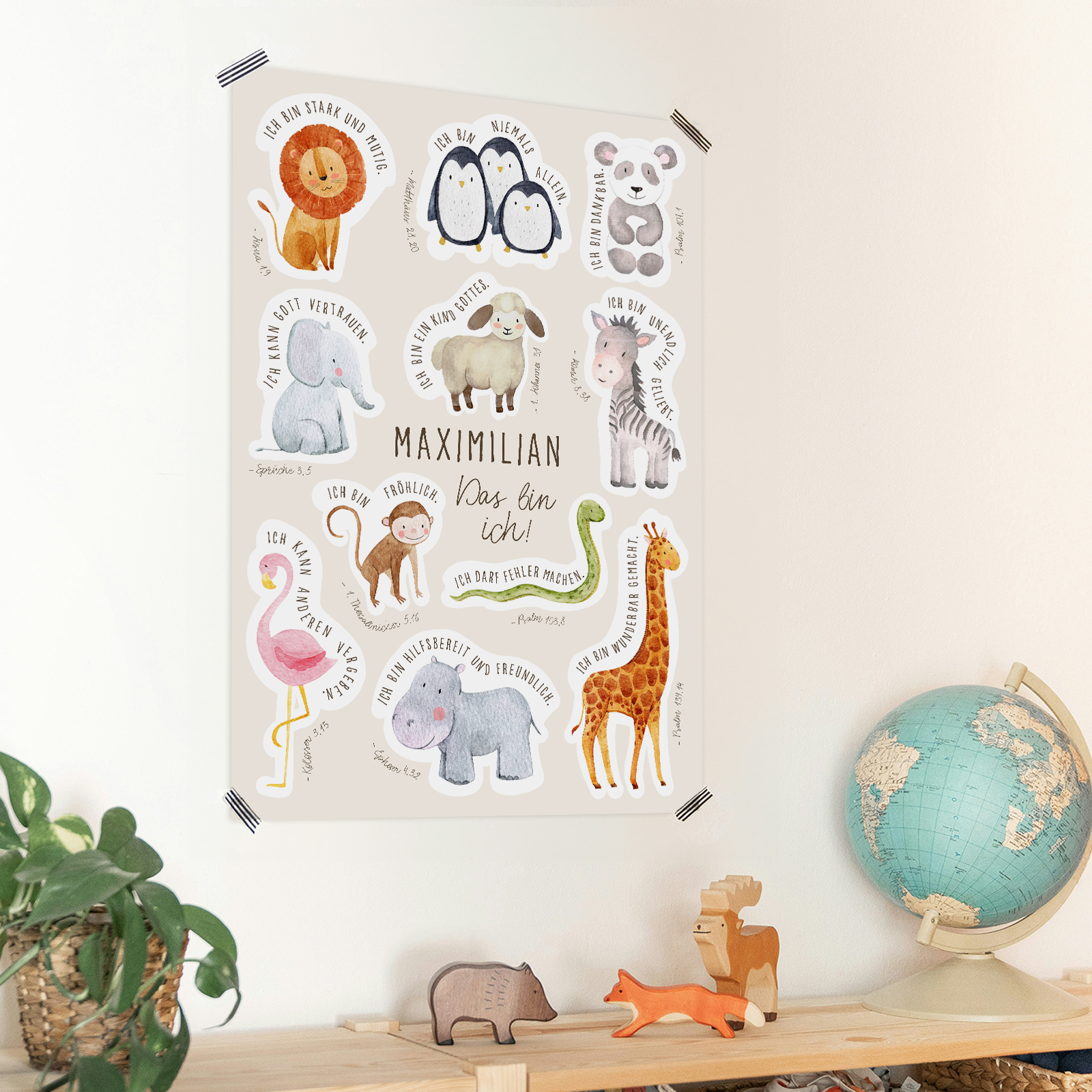 Personalisertes Poster - Das bin ich - Affirmation