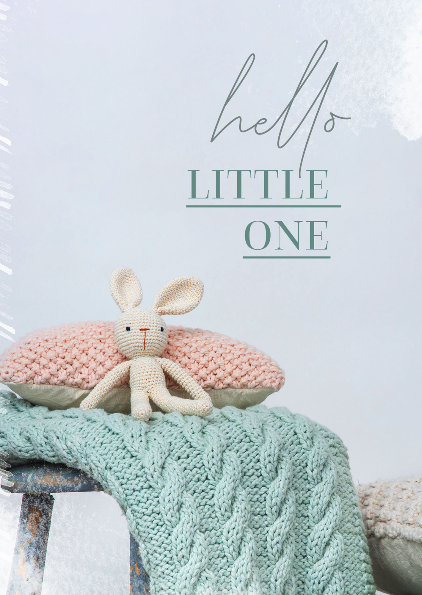Doppelkarte – Hello little one Faltkarte - Hello little one