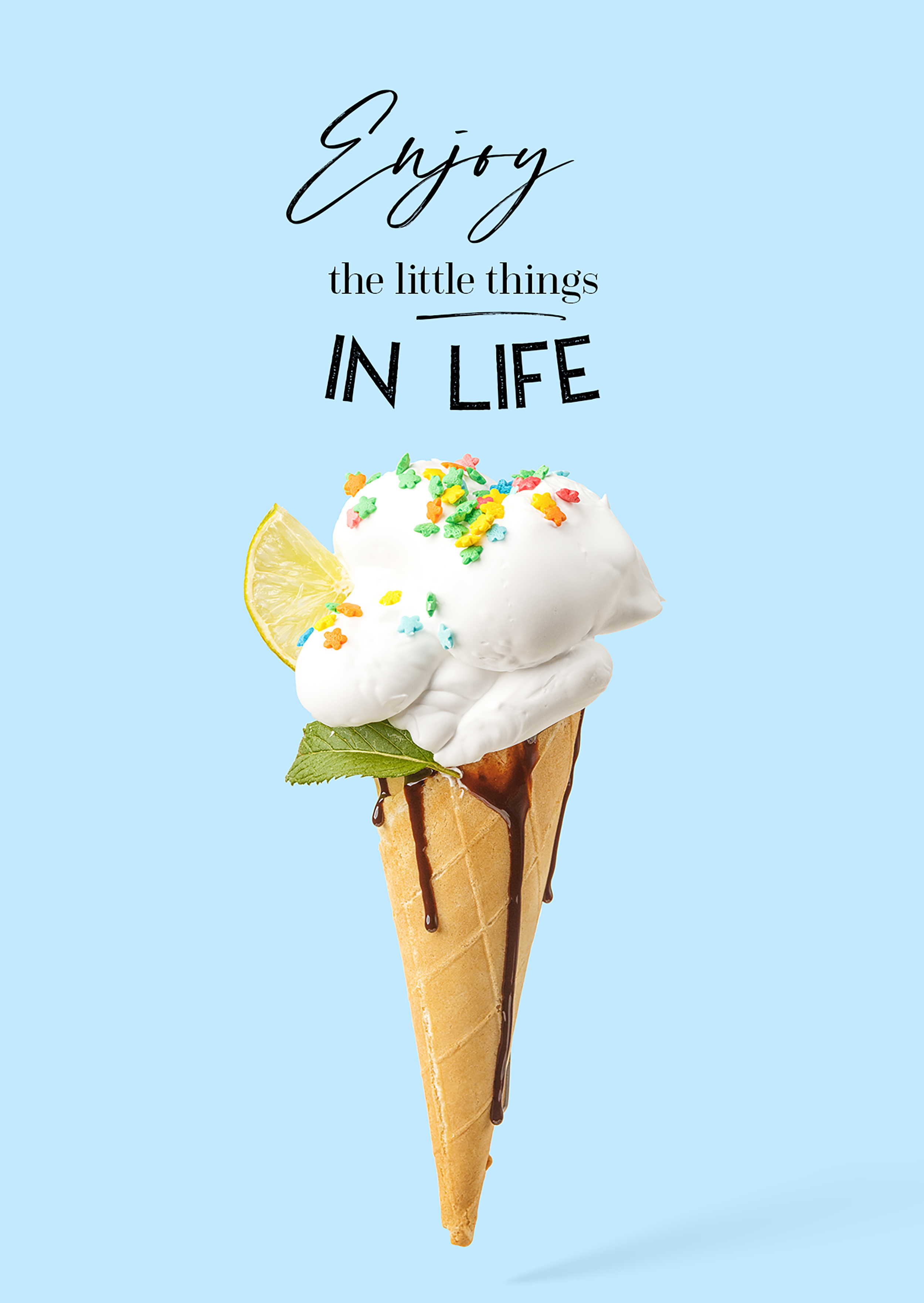 Postkarte - Enjoy the little things