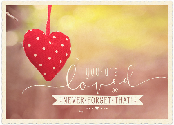 XL-Postkarte Big Blessing - You are loved XL-Postkarte Big Blessing - You are loved