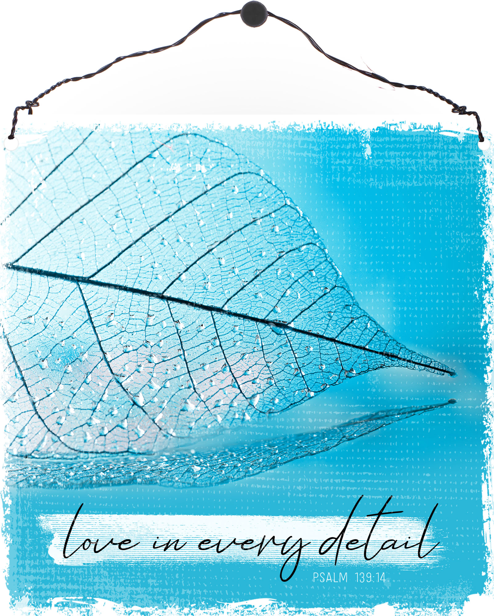 Holzschild quadratisch – Love in every detail Holzschild klein - Love in every detail