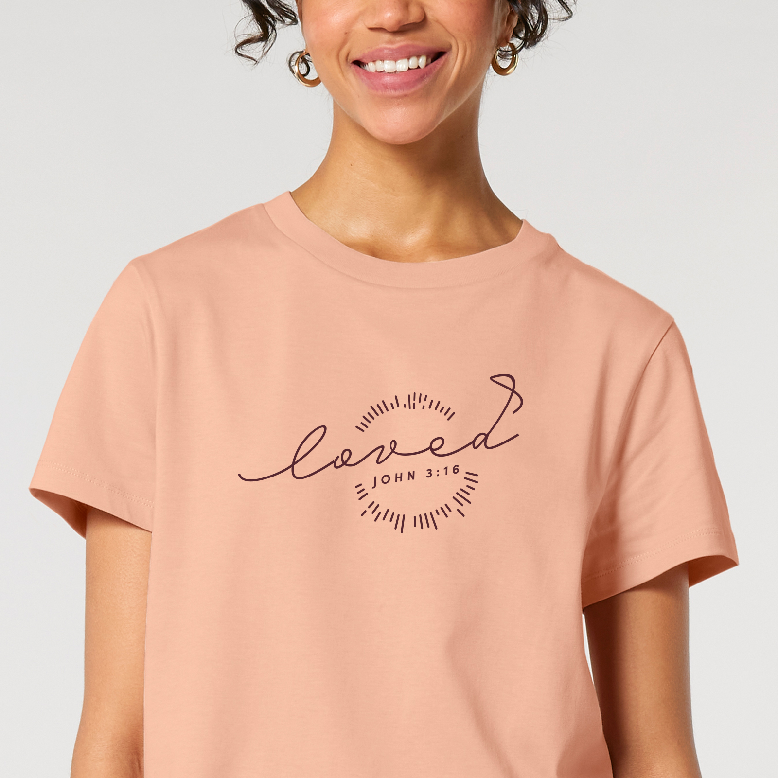 loved - T-Shirt - John 3:16