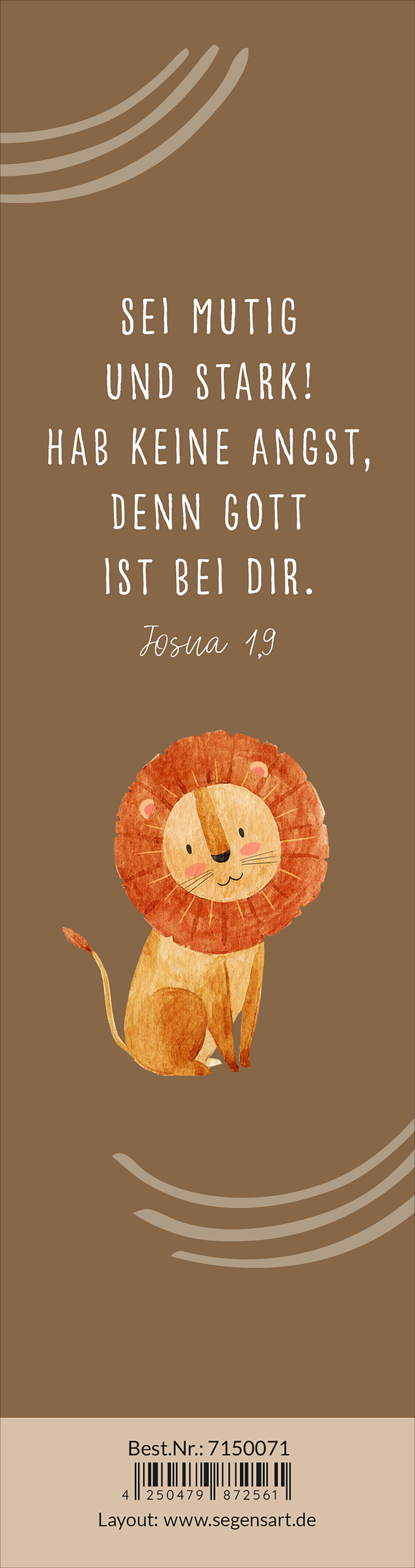 Lesezeichen für Kinder - Ich bin unendlich geliebt - Affirmation