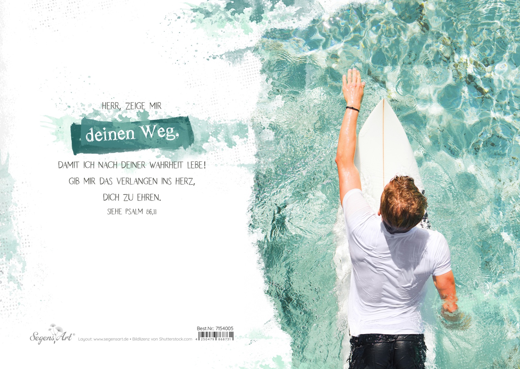 Urkunde – Herr, zeige mir deinen Weg - Psalm 86,11
