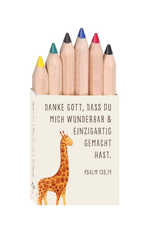 Buntstifte-Set für Kinder – kreativ, farbenfroh und voller Ermutigung