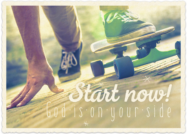 XL-Postkarte Big Blessing - Start now XL-Postkarte Big Blessing - Start now