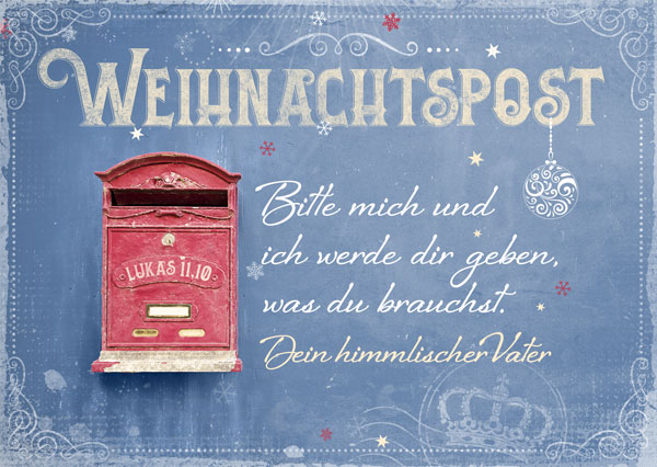 Postkarte - Weihnachtspost Postkarte - Weihnachtspost