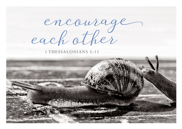Postkarte Black & White - Encourage Postkarte Black & White - Encourage