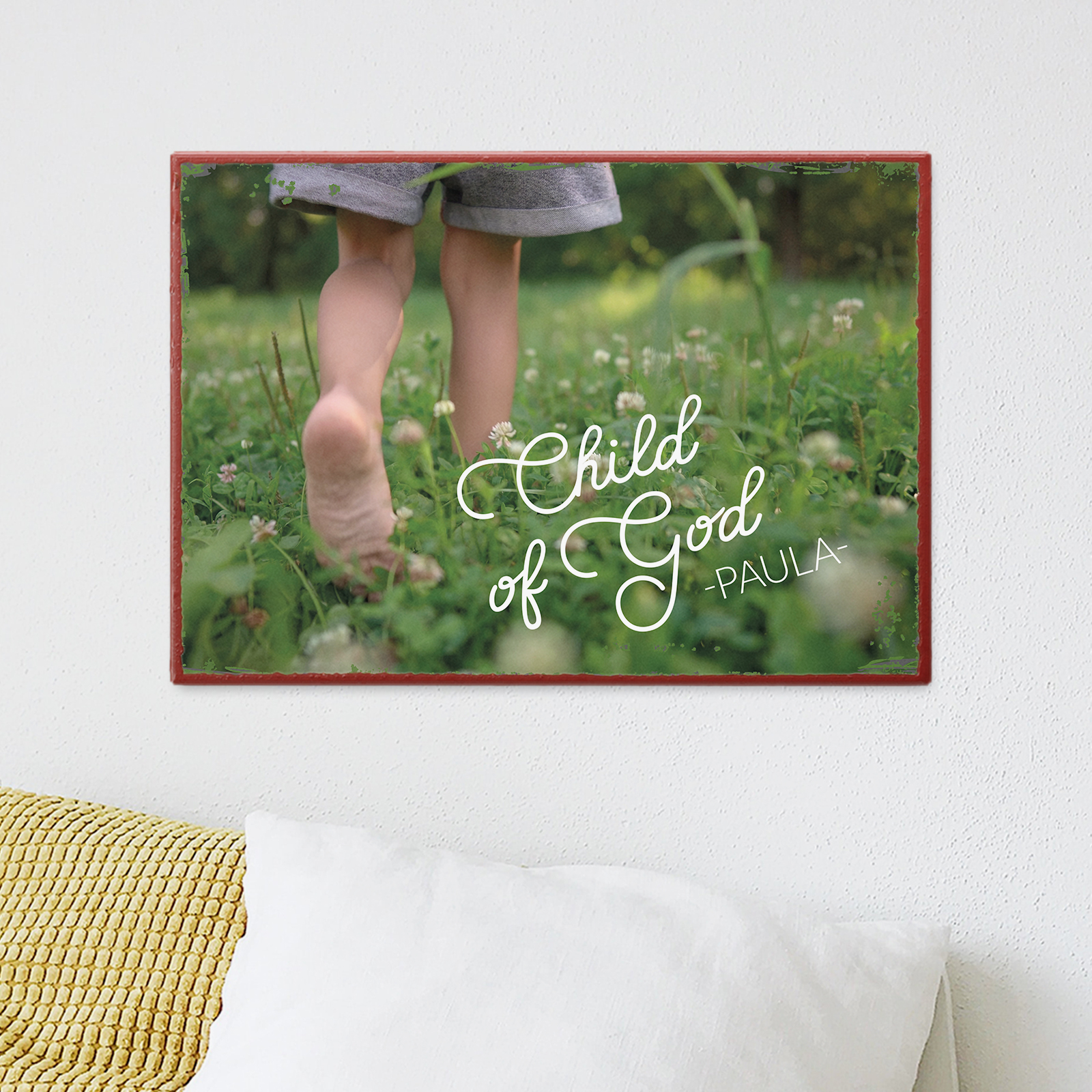 Persönliches Metallschild klein - Child of God