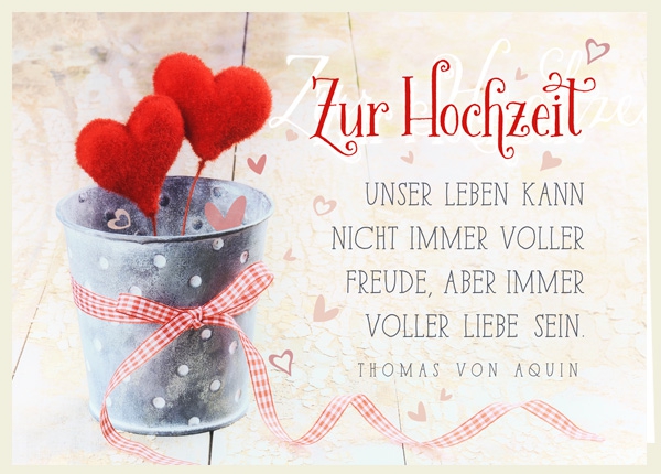 Faltkarte - Hochzeit - voller Liebe Faltkarte - Hochzeit - voller Liebe
