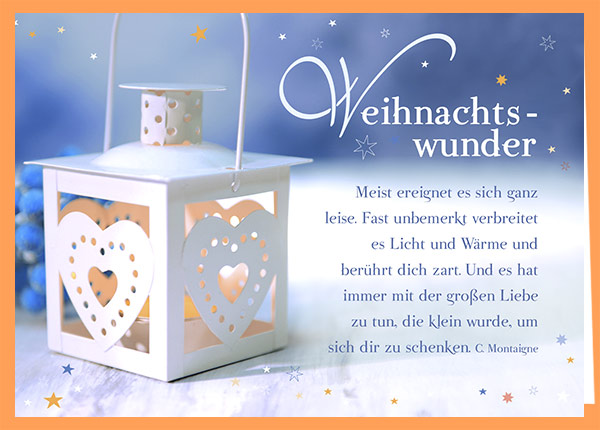 Faltkarte - Weihnachtswunder Faltkarte - Weihnachtswunder