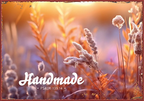 Metallschild klein - Handmade (Gräser) Metallschild klein - Handmade (Gräser)