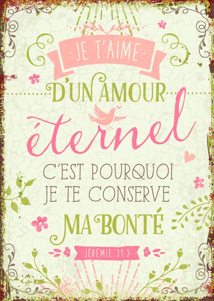 Postkarte - Je t'aime Postkarte - Je t'aime