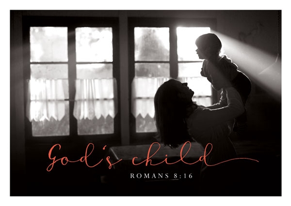 Postkarte Black & White - God’s child Postkarte Black & White - God’s child