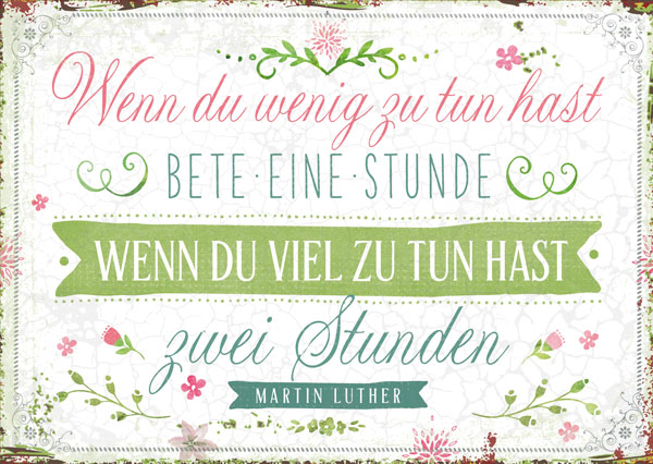 Postkarte - Gut Beten Postkarte - Gut Beten