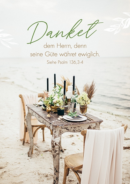 Postkarte - Danket dem Herrn Postkarte - Danket dem Herrn